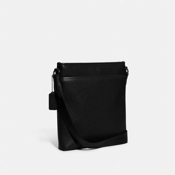 Men Gotham Slim Crossbody Black Coach Messenger and Crossbody