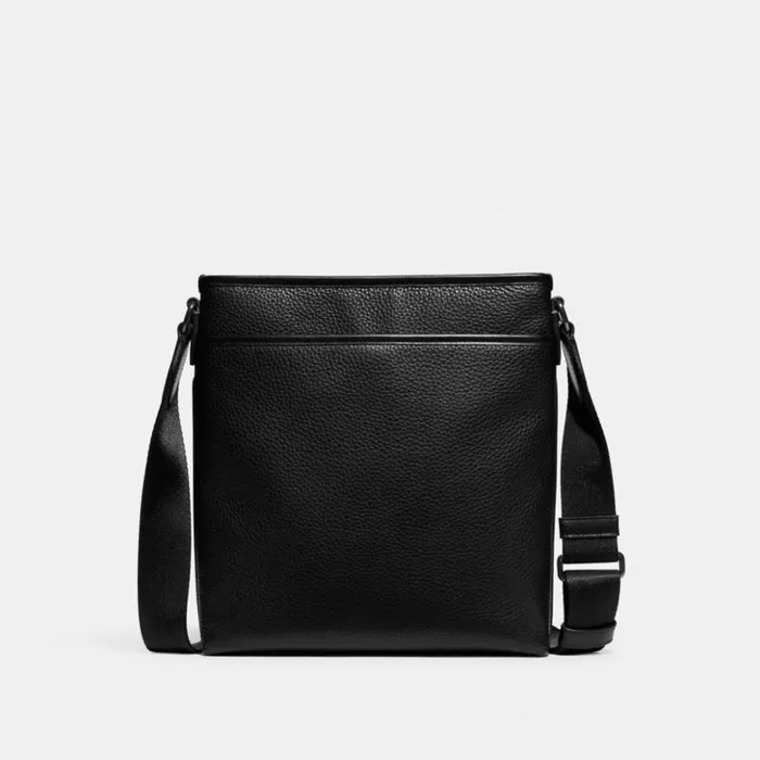 Men Gotham Slim Crossbody Black Coach Messenger and Crossbody
