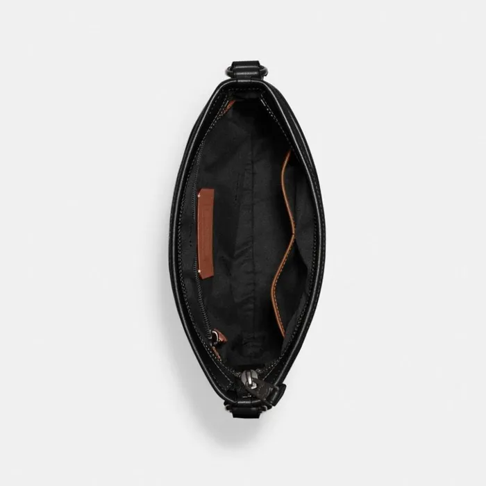 Men Gotham Slim Crossbody Black Coach Messenger and Crossbody
