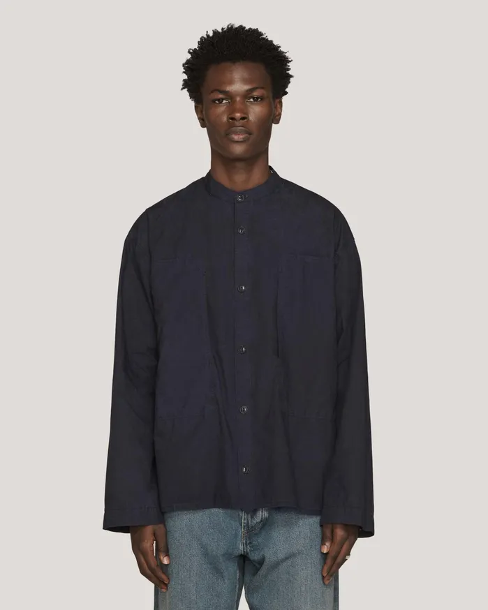 Men Hawkeye Shirt Navy YMC Shirts