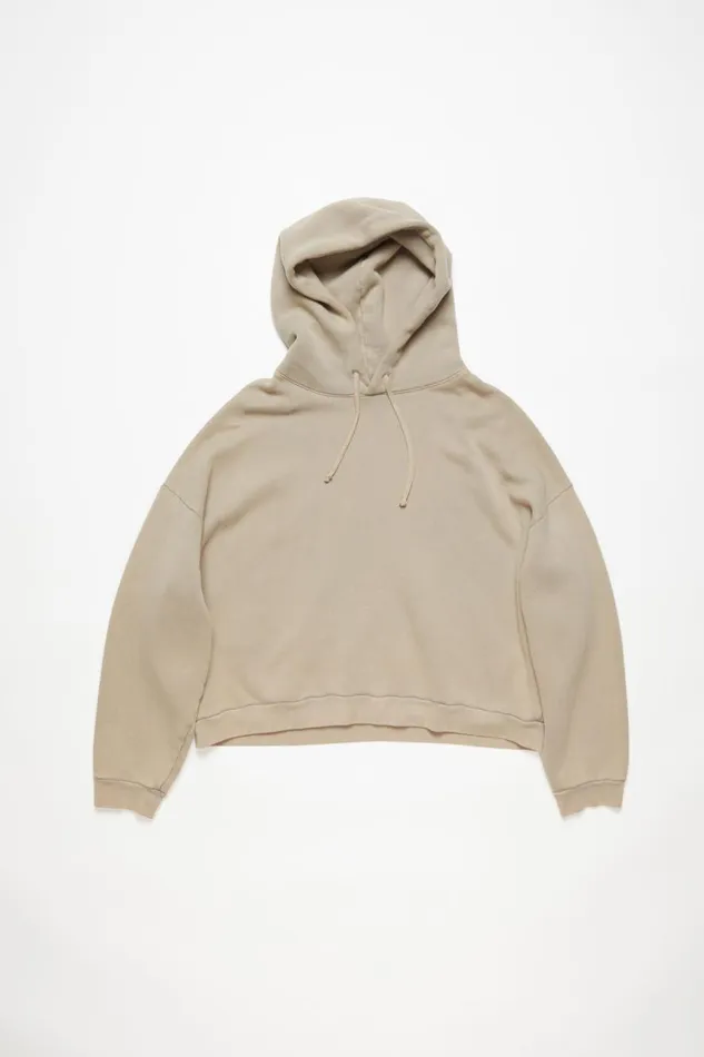 Men Hooded Sweater Concrete Grey Acne Studios Sweatshirts