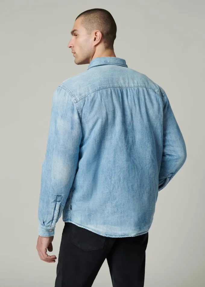 Men Jackets Outerwear Joe039s Jeans RAF WOVEN JACKET Puff Indigo