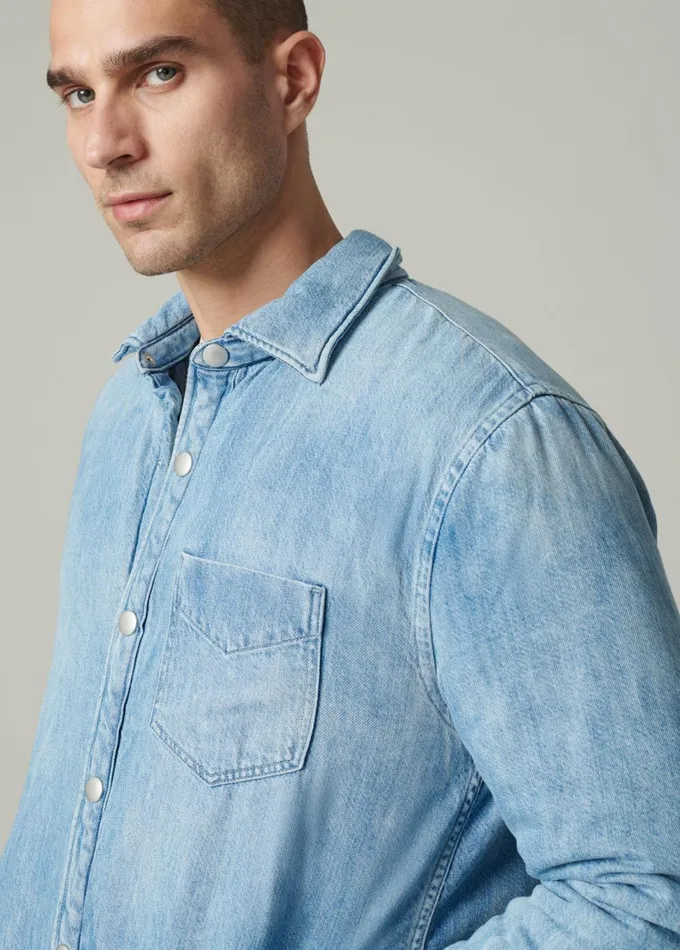 Men Jackets Outerwear Joe039s Jeans RAF WOVEN JACKET Puff Indigo