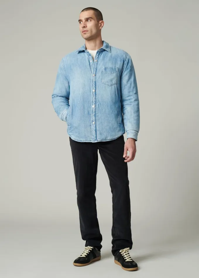 Men Jackets Outerwear Joe039s Jeans RAF WOVEN JACKET Puff Indigo