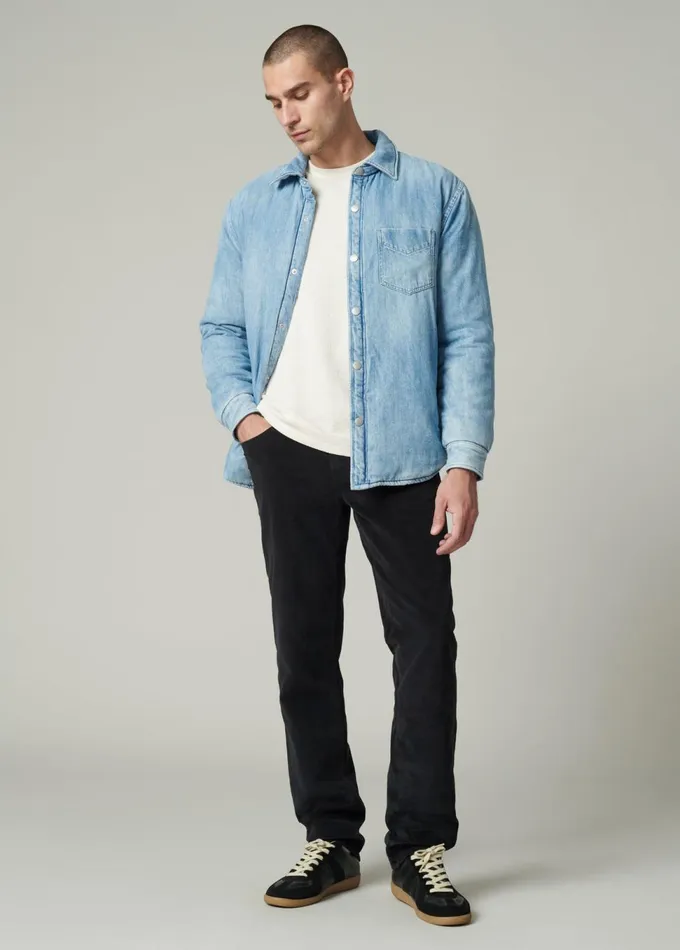 Men Jackets Outerwear Joe039s Jeans RAF WOVEN JACKET Puff Indigo
