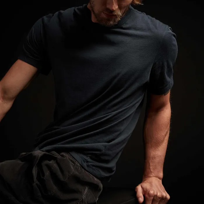 MEN James Perse CLASSICS Luxe Lotus Jersey Tee French Navy