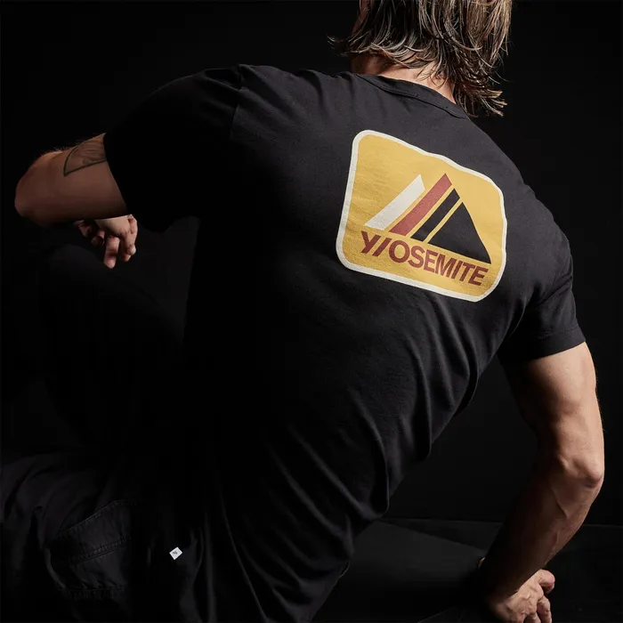 MEN James Perse GRAPHICS Short Sleeve Crew Alpine Graphic Black