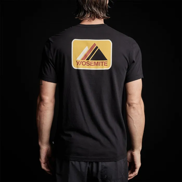 MEN James Perse GRAPHICS Short Sleeve Crew Alpine Graphic Black