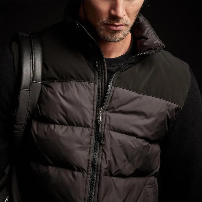 MEN James Perse JACKETSOUTERWEAR Luxury Down Front Zip Sweater Black