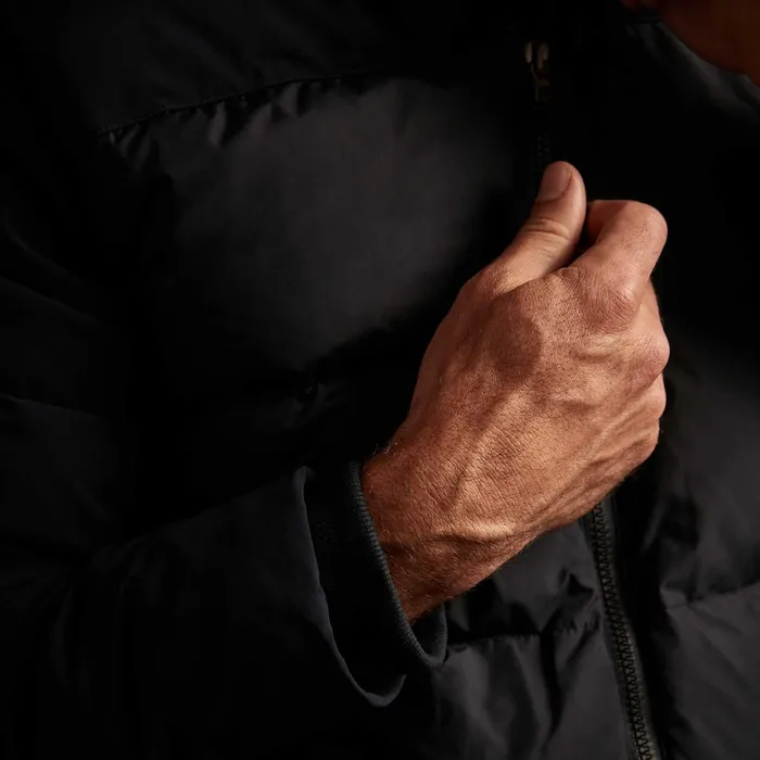 MEN James Perse JACKETSOUTERWEAR Mixed Media Down Jacket Navy