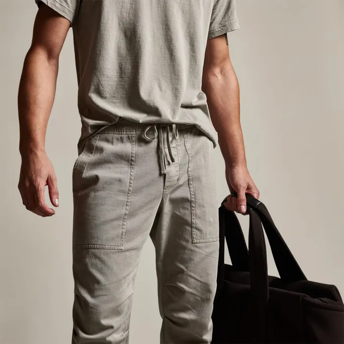 MEN James Perse PANTSDENIM Army Cotton Slub Utility Pant Dapple Pigment