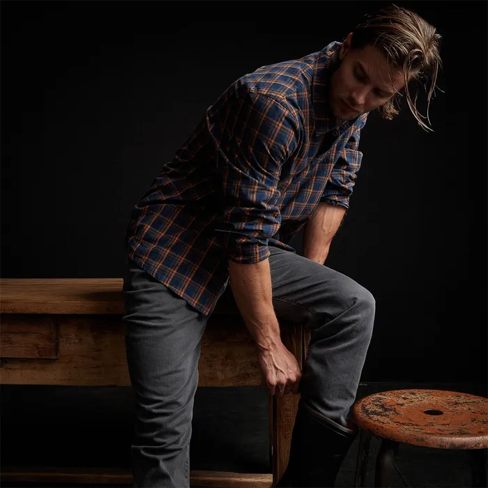 MEN James Perse PANTSDENIM Cotton Drill Jean Magma Pigment