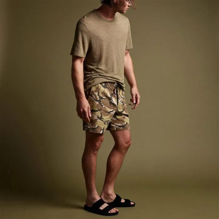 MEN James Perse SHORTS Camo Denim Short Beach Camo
