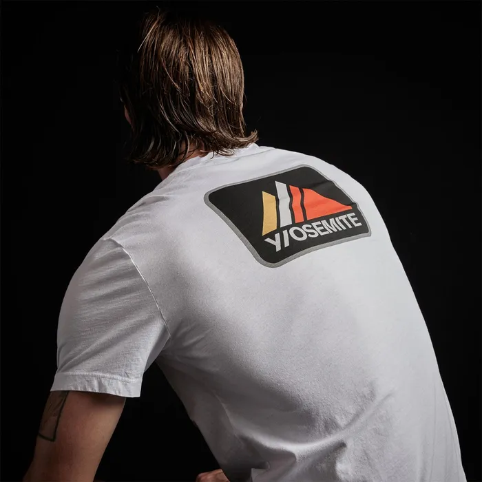 MEN James Perse TSHIRTS Short Sleeve Crew Alpine Graphic White