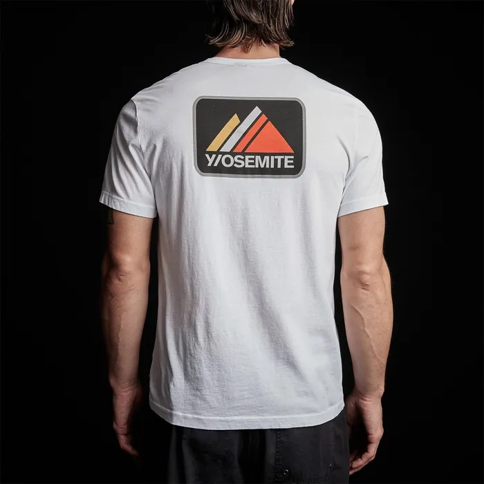MEN James Perse TSHIRTS Short Sleeve Crew Alpine Graphic White