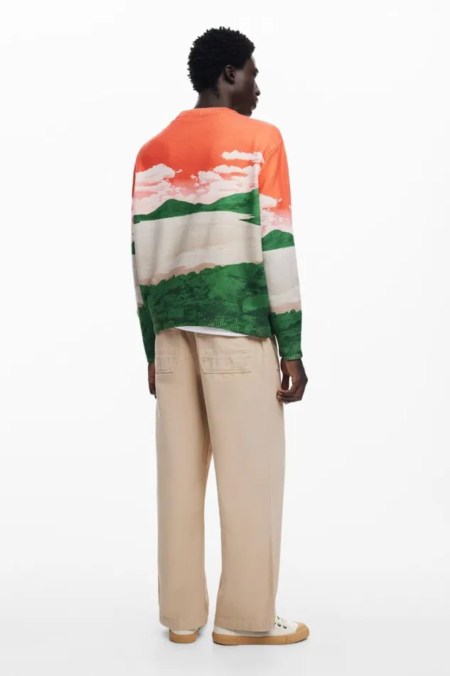 Men Jumpers And Sweatshirts Desigual Landscape Sweater