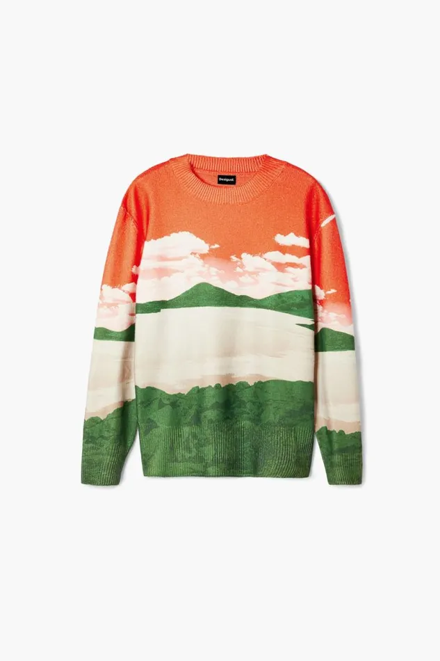 Men Jumpers And Sweatshirts Desigual Landscape Sweater