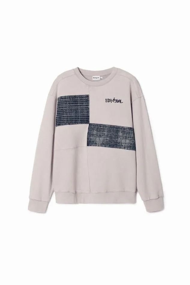 Men Jumpers And Sweatshirts Desigual Sweatshirt With Patches