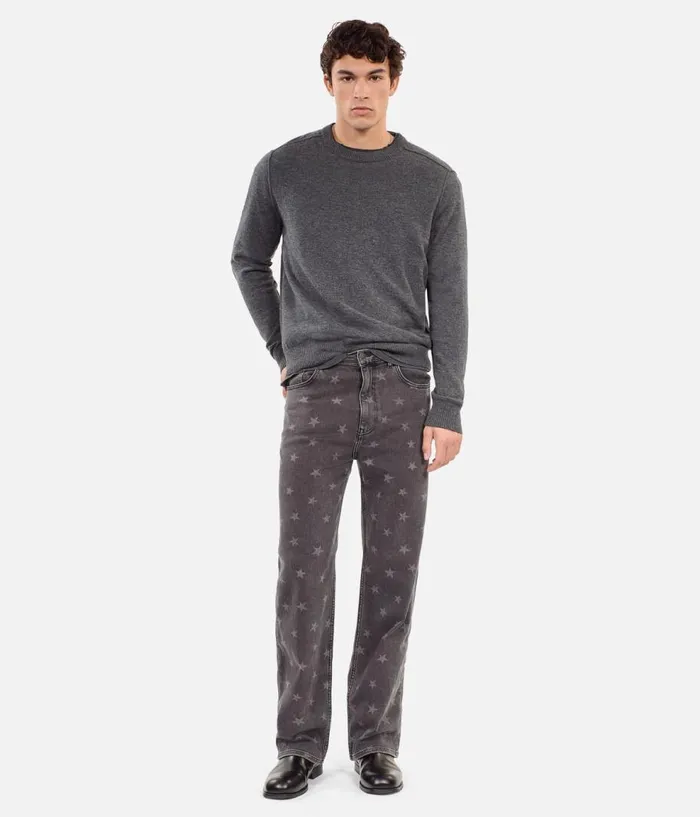 Men Knits and Tees THE KOOPLES Grey Wool Sweater