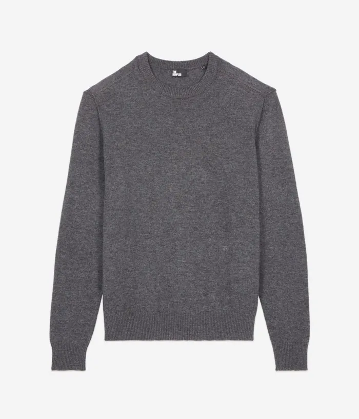 Men Knits and Tees THE KOOPLES Grey Wool Sweater Men Knits and Tees THE KOOPLES Grey Wool Sweater