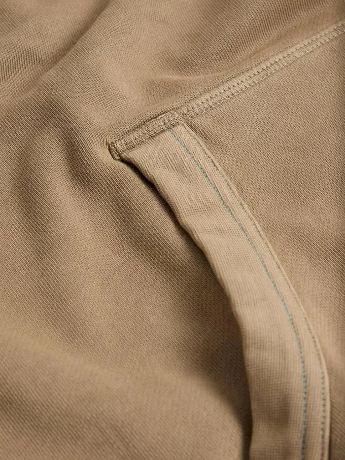 Men KNITWEAR White Stuff Overhead Hoodie Khaki Green Men KNITWEAR White Stuff Overhead Hoodie Khaki Green