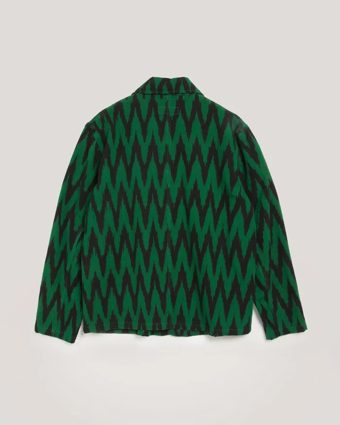 Men Labour Chore Jacket Green Multi YMC Outerwear