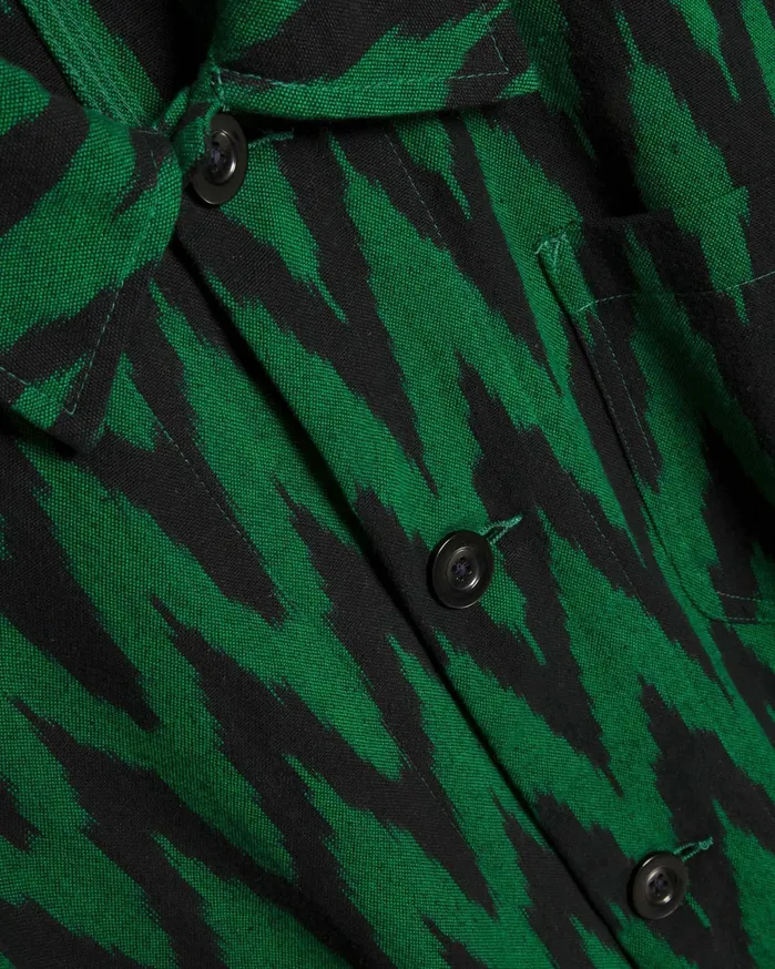 Men Labour Chore Jacket Green Multi YMC Outerwear