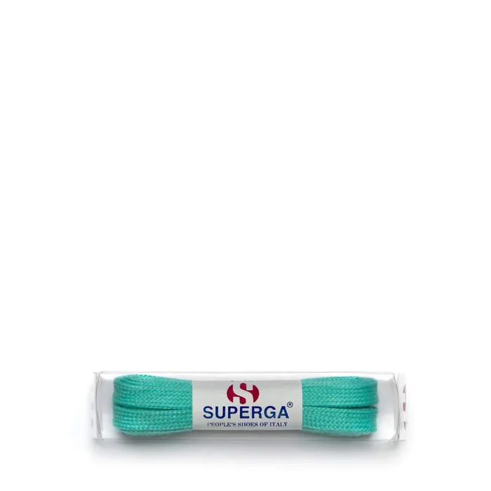 Men LACES Unisex Color Laces Laces GREEN SKY Superga Shoe Laces