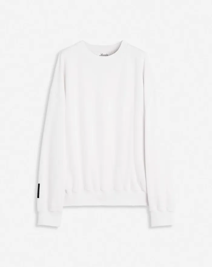 Men Lanvin Knitwear and Sweatshirts Lanvin X Future Unisex Loosefit Printed Sweatshirt White Mustang