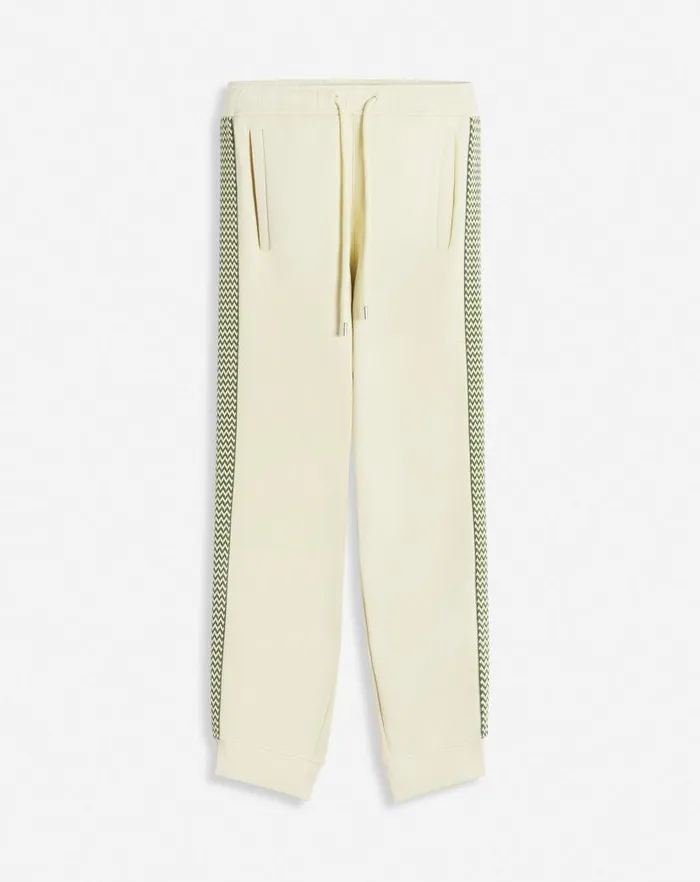 Men Lanvin Pants and Shorts Side Curb Joggers Quartz
