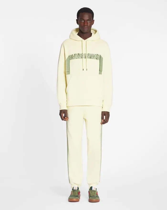 Men Lanvin Pants and Shorts Side Curb Joggers Quartz Men Lanvin Pants and Shorts Side Curb Joggers Quartz