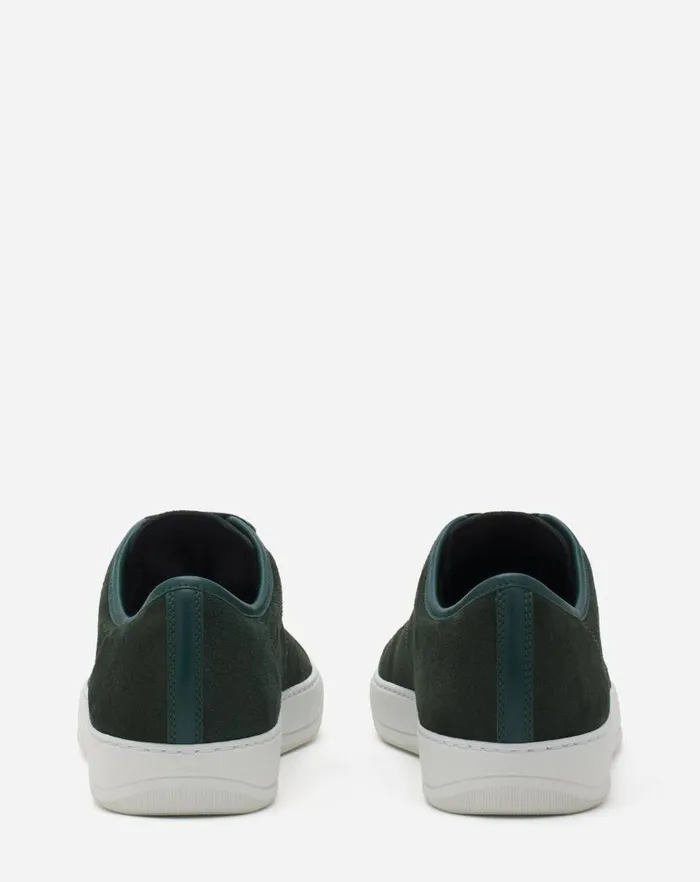 Men Lanvin Sneakers Dbb1 Leather And Suede Sneakers Rangerwhite