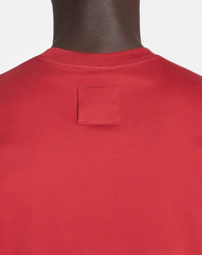 Men Lanvin Tshirts and Polos Classic Tshirt With An Archives Print Turkish Red