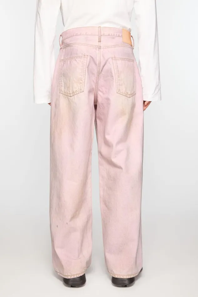 Men Loose Fit Jeans 8211 1981M Pale Pink Acne Studios Jeans