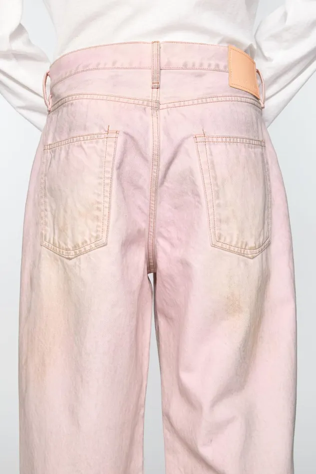 Men Loose Fit Jeans 8211 1981M Pale Pink Acne Studios Jeans