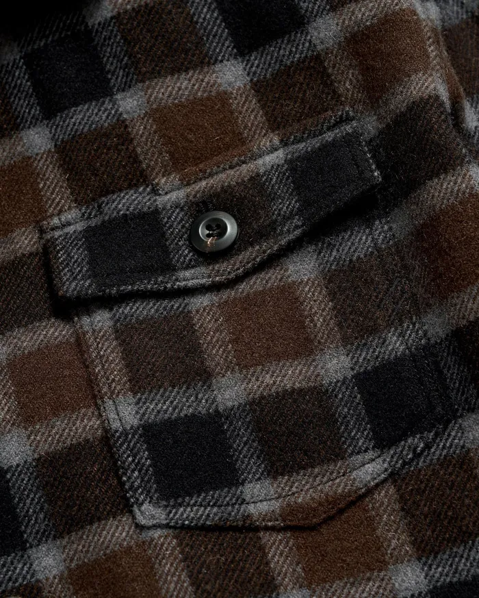 Men Mo Shirt Jacket Olivemulti Billy Reid Jackets and Outerwear
