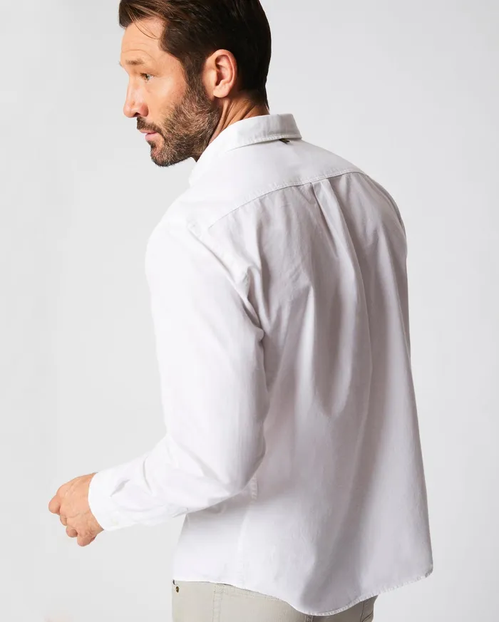 Men Msl 1Pocket Shirt White Billy Reid Shirting
