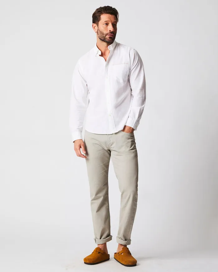 Men Msl 1Pocket Shirt White Billy Reid Shirting