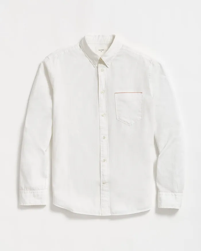 Men Msl 1Pocket Shirt White Billy Reid Shirting