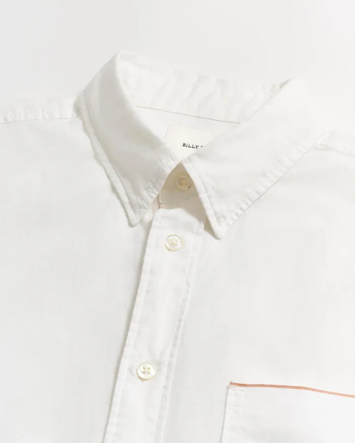 Men Msl 1Pocket Shirt White Billy Reid Shirting