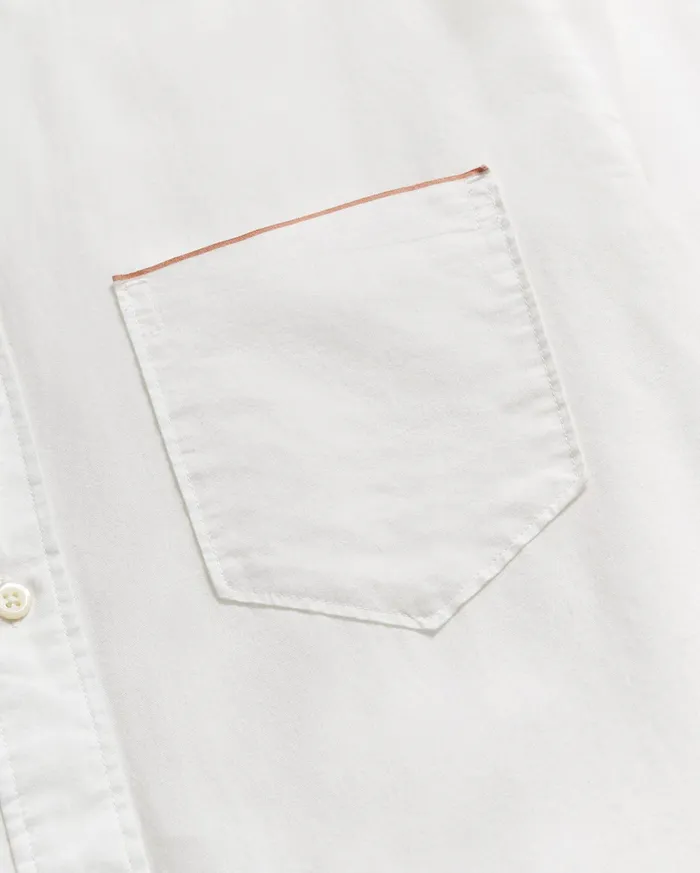 Men Msl 1Pocket Shirt White Billy Reid Shirting