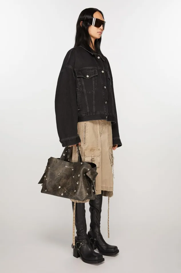 Men Musubi Midi Tote Dark Brown Acne Studios Bags