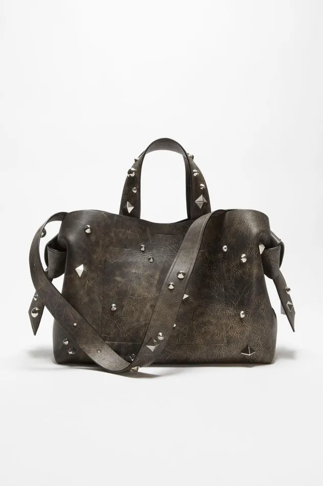 Men Musubi Midi Tote Dark Brown Acne Studios Bags