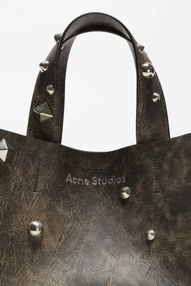 Men Musubi Midi Tote Dark Brown Acne Studios Bags