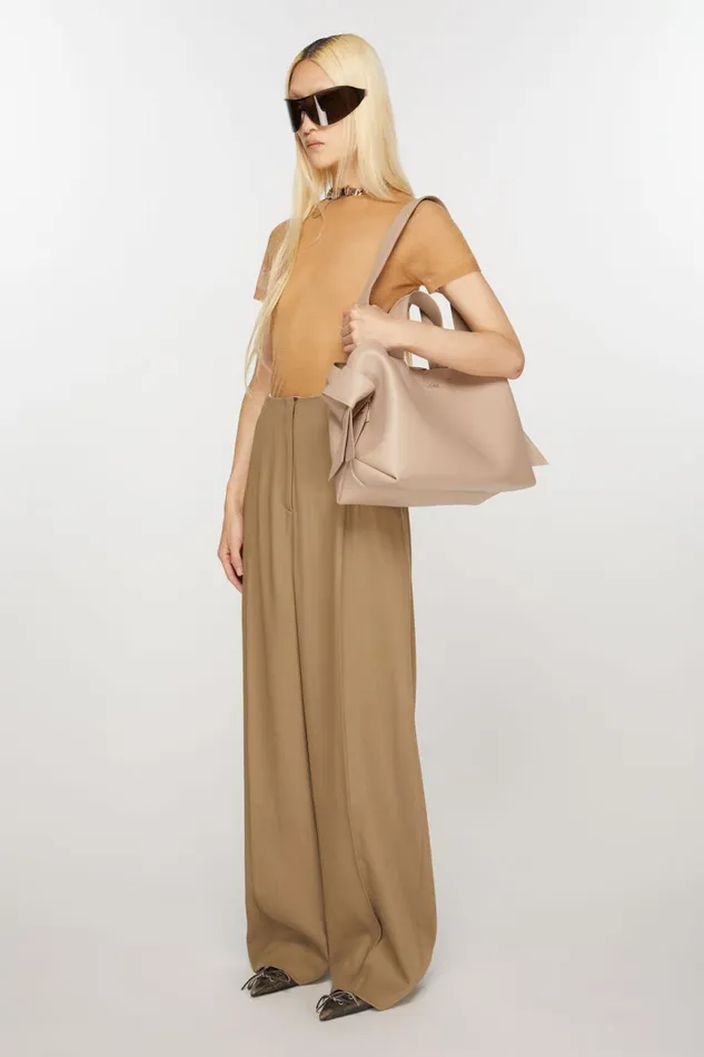 Men Musubi Midi Tote Taupe Beige Acne Studios Bags