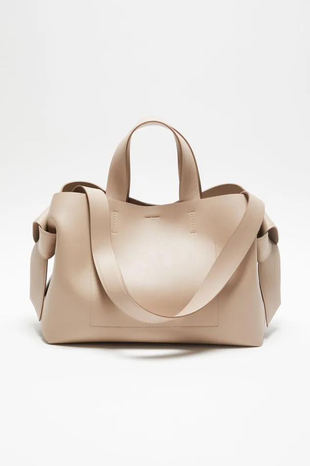 Men Musubi Midi Tote Taupe Beige Acne Studios Bags