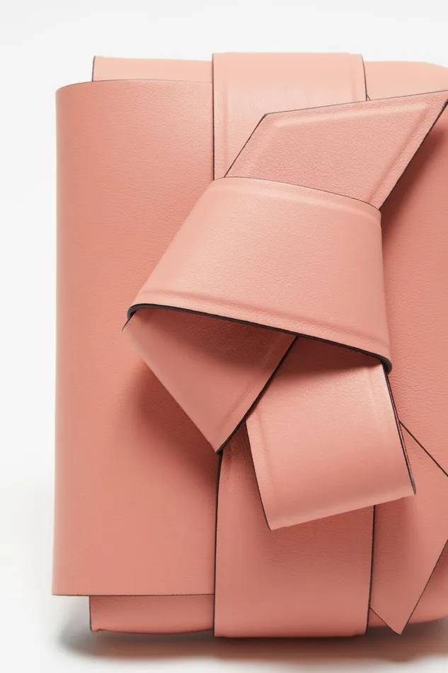 Men Musubi Mini Crossbody Bag Salmon Pink Acne Studios Bags