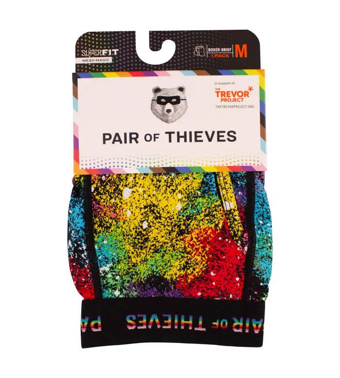 Men Pride Superfit Boxer Briefs Black Underwear 1 Pack Pair Of Thieves Boxer Briefs