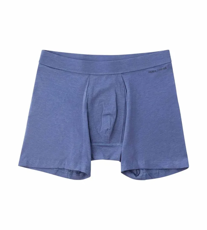 Men Quick Dry Action Blend Cotton Boxer Briefs Navy Underwear 3 Pack Pair Of Thieves Boxer Briefs