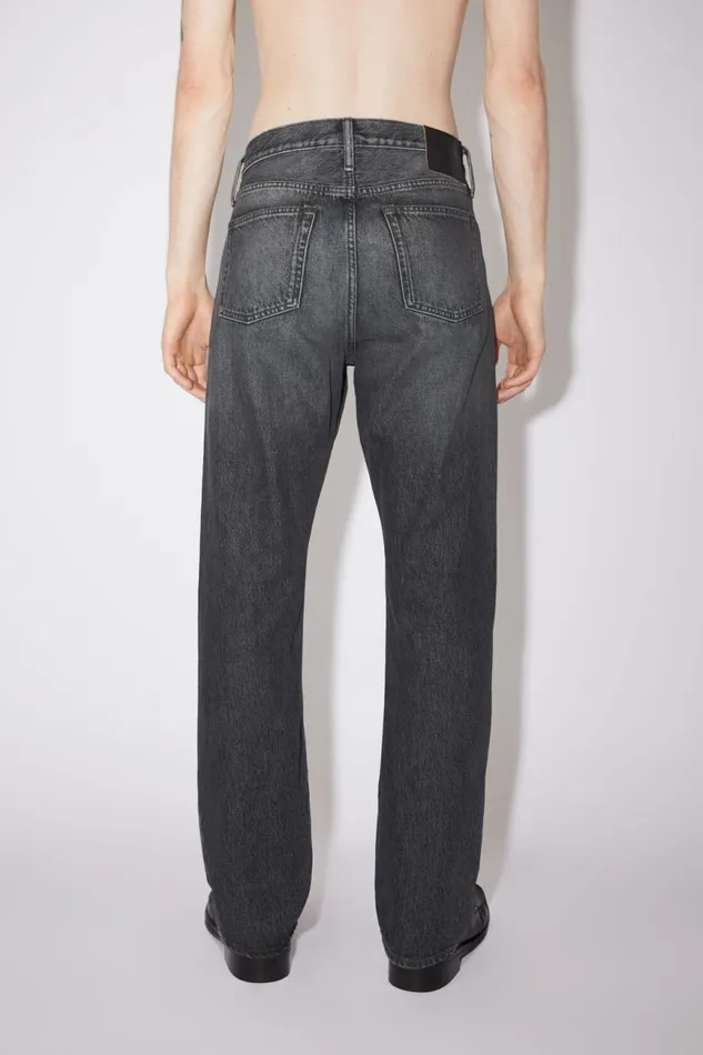 Men Regular Fit Jeans 1996 Black Acne Studios Jeans